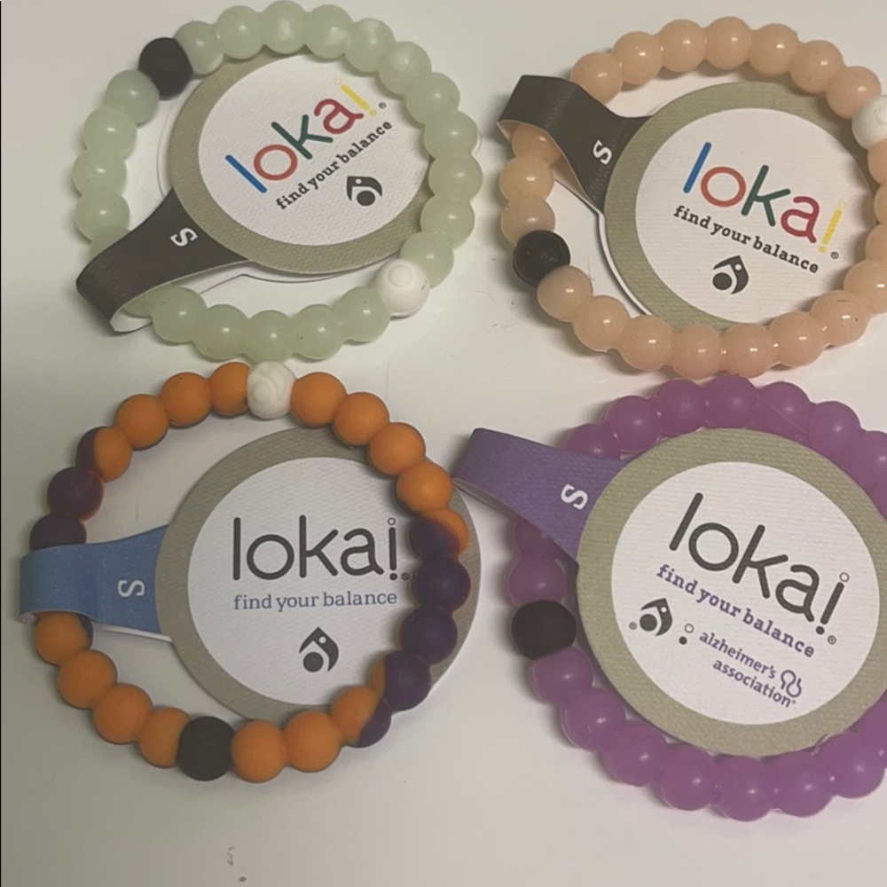 set of 4 Lokai bracelets/ Halloween set